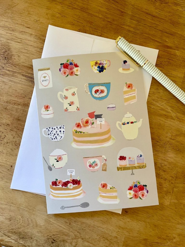 moon pig mother's day card