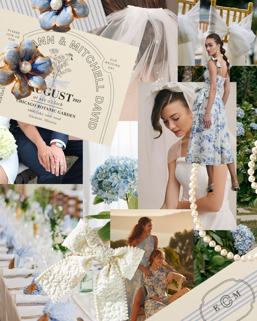 coastal wedding mood board